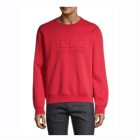 New Polo Ralph Lauren Double Knit Long-Sleeve Sweater
